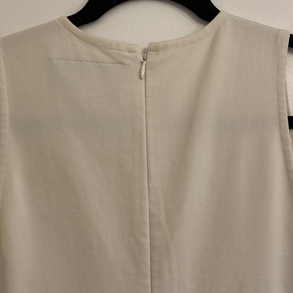 ♻️DONATED DEC. 2023♻️ 
C Wonder white cotton shift dress - Picture 4 of 4